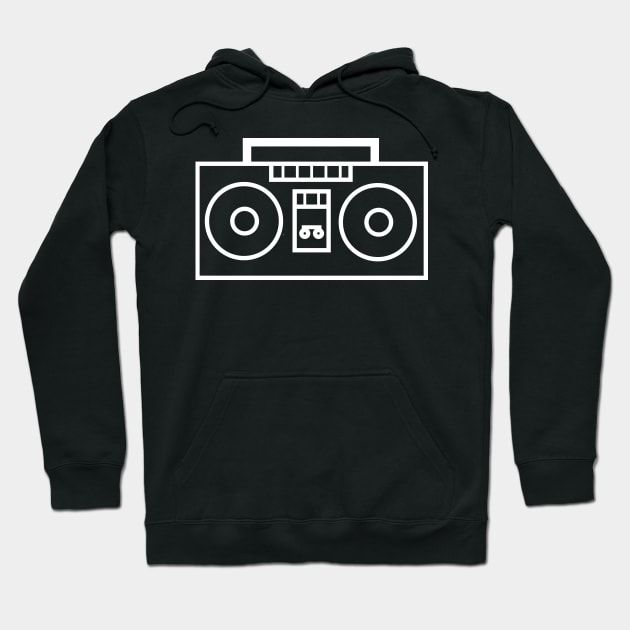 BoomBox Radio Ghettoblaster Hoodie by FluffigerSchuh